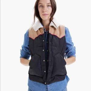 NWOT MOTHER ol’ west puffer vest